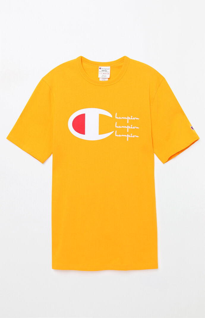 Script Heritage Embroidered T,Shirt